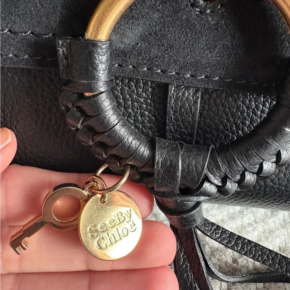 See by Chloe Joan black leather cross body bag - Picture 5 of 8